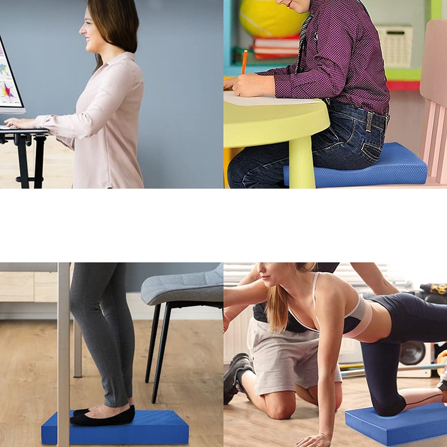 Balance Foam Pad Thickened TPE Yoga Mat Block Pad Equipment For Physical Therapy