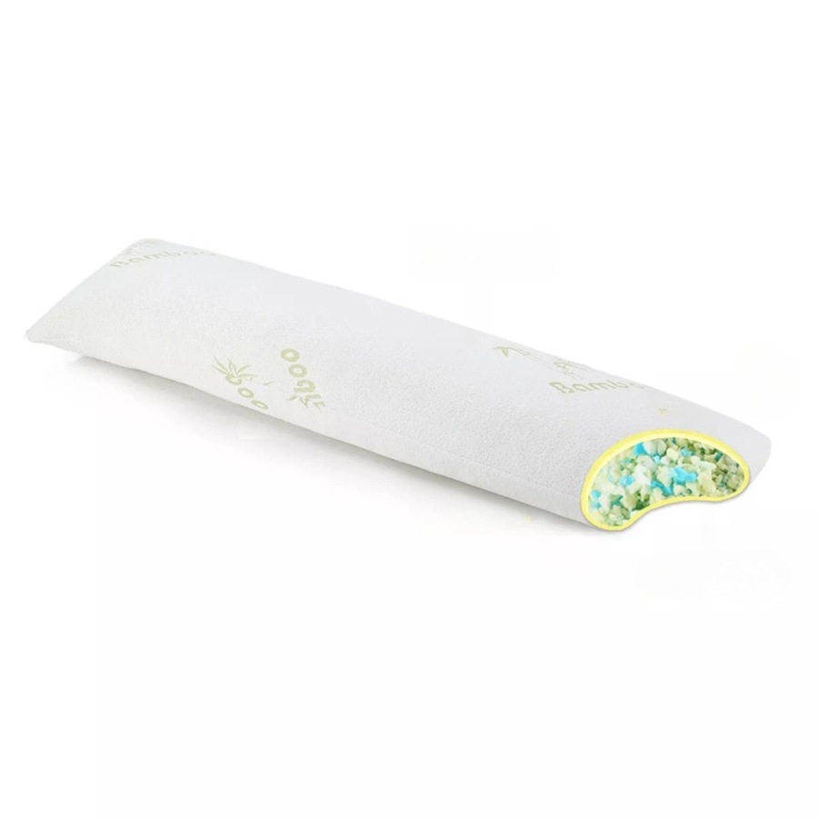 Bamboo Body Pillow Memory Foam Full Large Natural Maternity Pregnancy Support