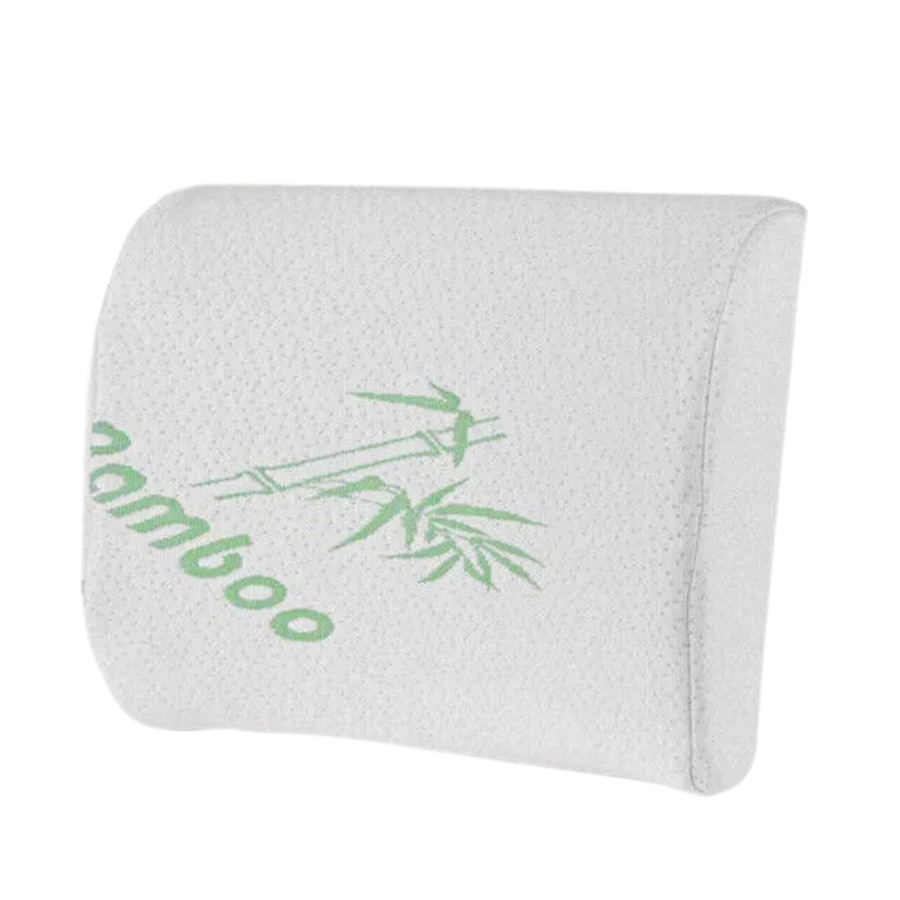 Bamboo Lower Back Support Chair Seat Cushion Posture Pillow Lumbar