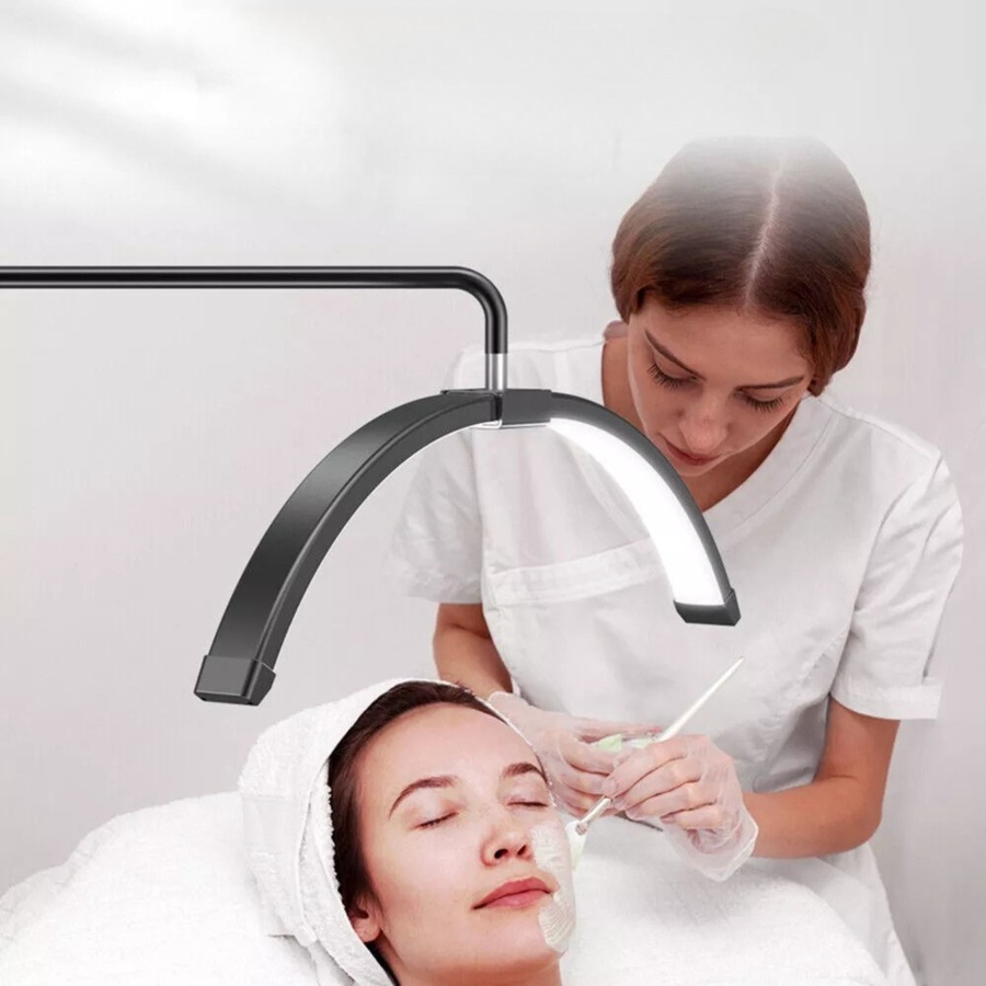 Beauty Half Moon Floor Fill Lamp LED Lash Light for Salon Eyelash Makeup