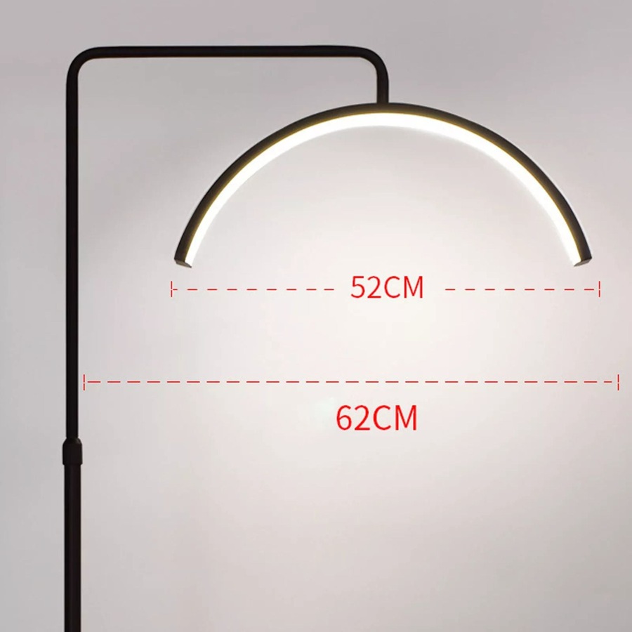 Beauty Half Moon Floor Fill Lamp LED Lash Light for Salon Eyelash Makeup