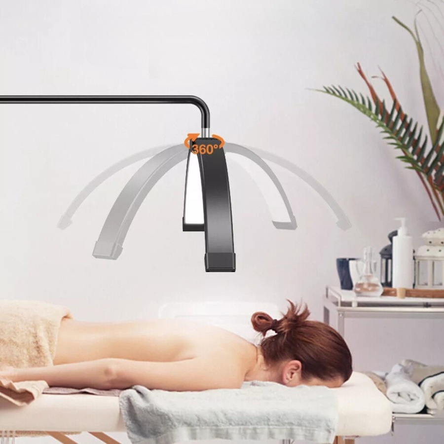 Beauty Half Moon Floor Fill Lamp LED Lash Light for Salon Eyelash Makeup