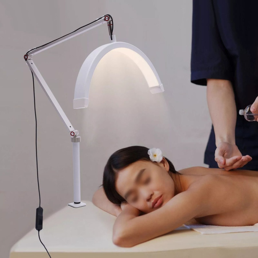 Beauty Half Moon Floor Fill Lamp LED Lash Light for Salon Eyelash Makeup