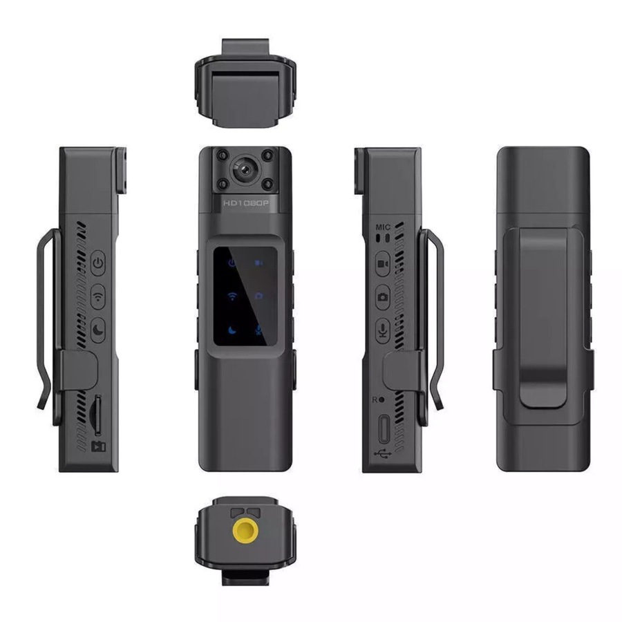 Body Camera 1080P Portable Night Vision Cam Video Recorder