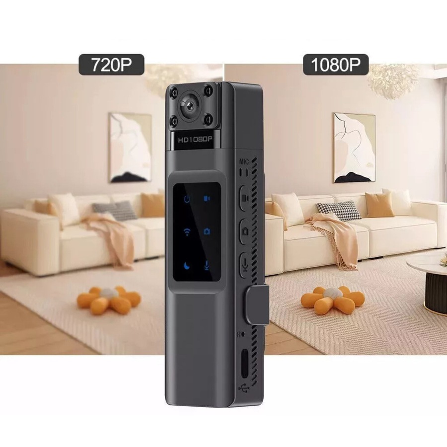 Body Camera 1080P Portable Night Vision Cam Video Recorder