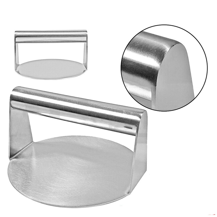 Burger Press Meat Smasher Hamburger No-Rust Steak for Griddle Accessory Home BBQ