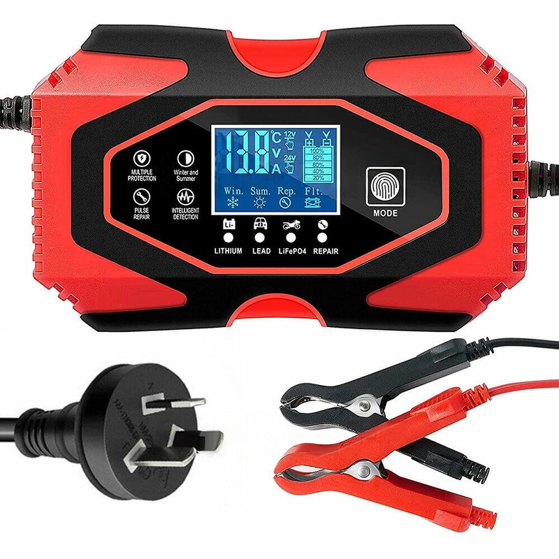 Buy Car Battery Charger Leadacid AGM GEL And Lithium LiFePO4 Battery Repair MyDeal