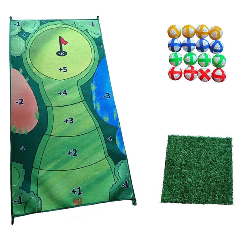 Buy Chipping Golf Game Mat Indoor Stick Chip Game With 16 Grip Golf