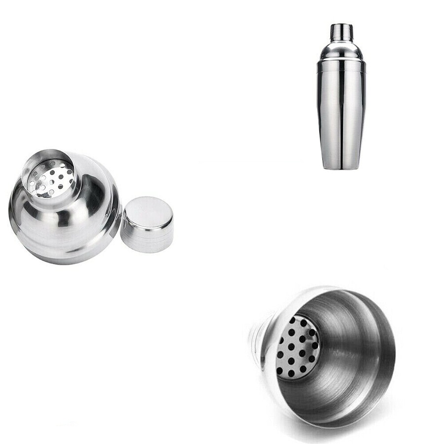 Cocktail Shaker Set Maker Mixer Martini Spirits Bar Strainer Bartender Kit - 750ML