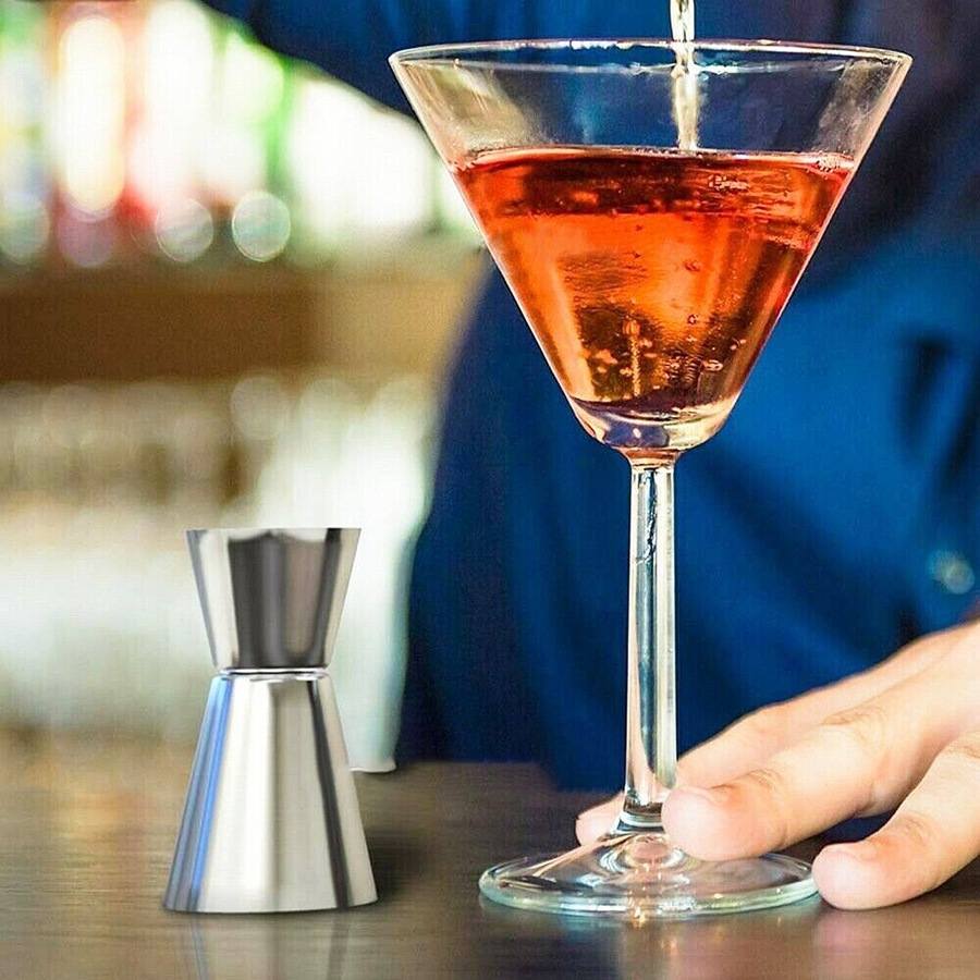 Cocktail Shaker Set Maker Mixer Martini Spirits Bar Strainer Bartender Kit - 750ML