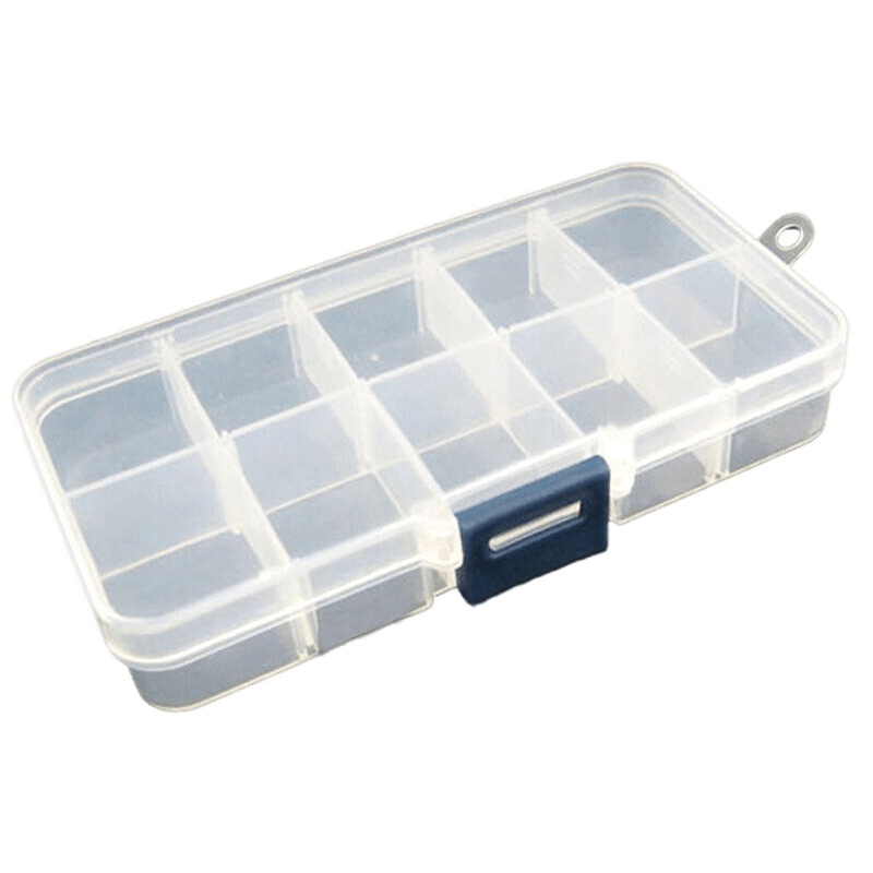 Buy Compartment Adjustable Storage Box Bead Jewelry Organizer Case