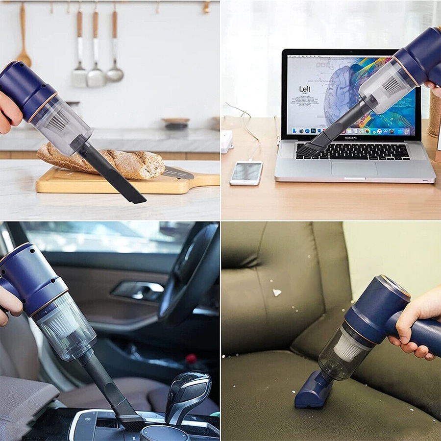 Cordless Handheld Car Vacuum Cleaner Mini Portable Auto Wireless Duster - 42000RPM