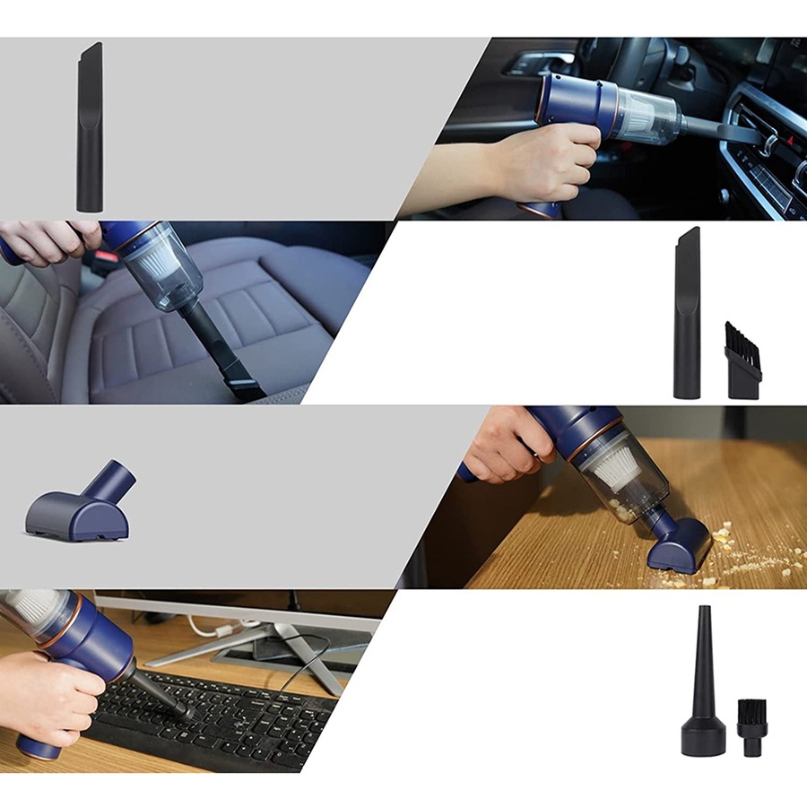 Cordless Handheld Car Vacuum Cleaner Mini Portable Auto Wireless Duster - 42000RPM