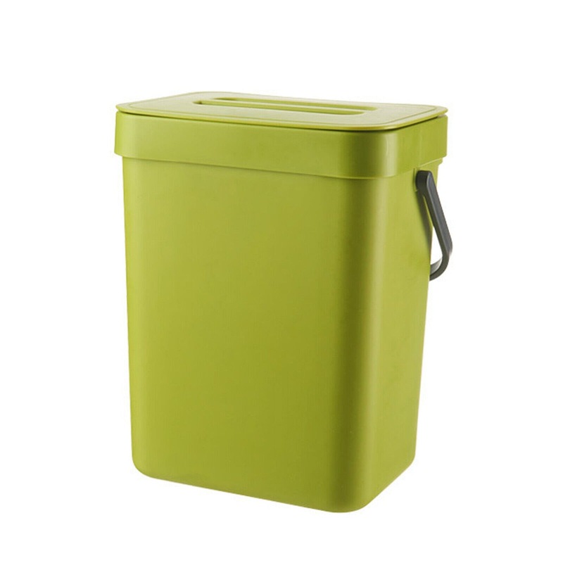 Buy Cupboard Door Hanging Trash Can Wall Mounted Rubbish Bin Pushtop