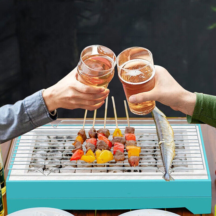 Disposable Instant BBQ Barbecue Charcoal Grill Outdoor Camping Large Cooking