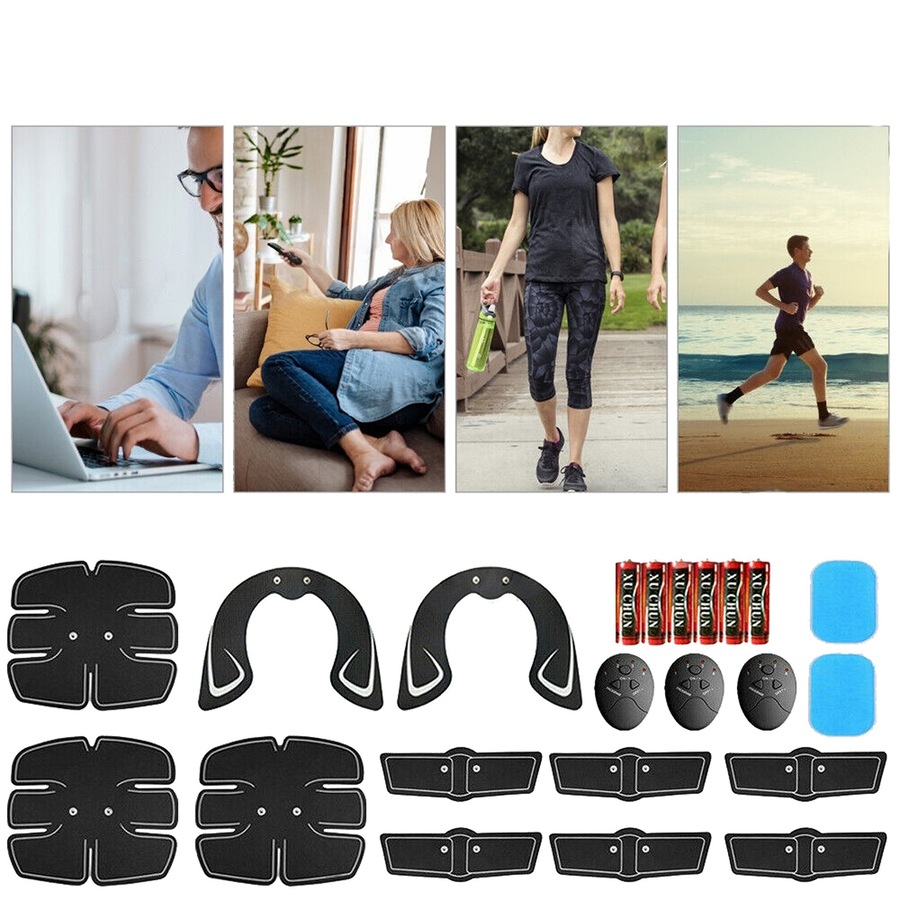 EMS Muscle Stimulator Training Gear ABS Ultimate Hip Trainer Full Body Exercise