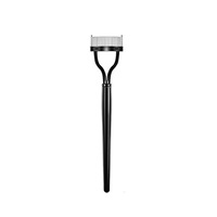 Eyelash Comb Lash Separator Mascara Lift Curl Metal Brush Beauty Makeup Tool - 2x
