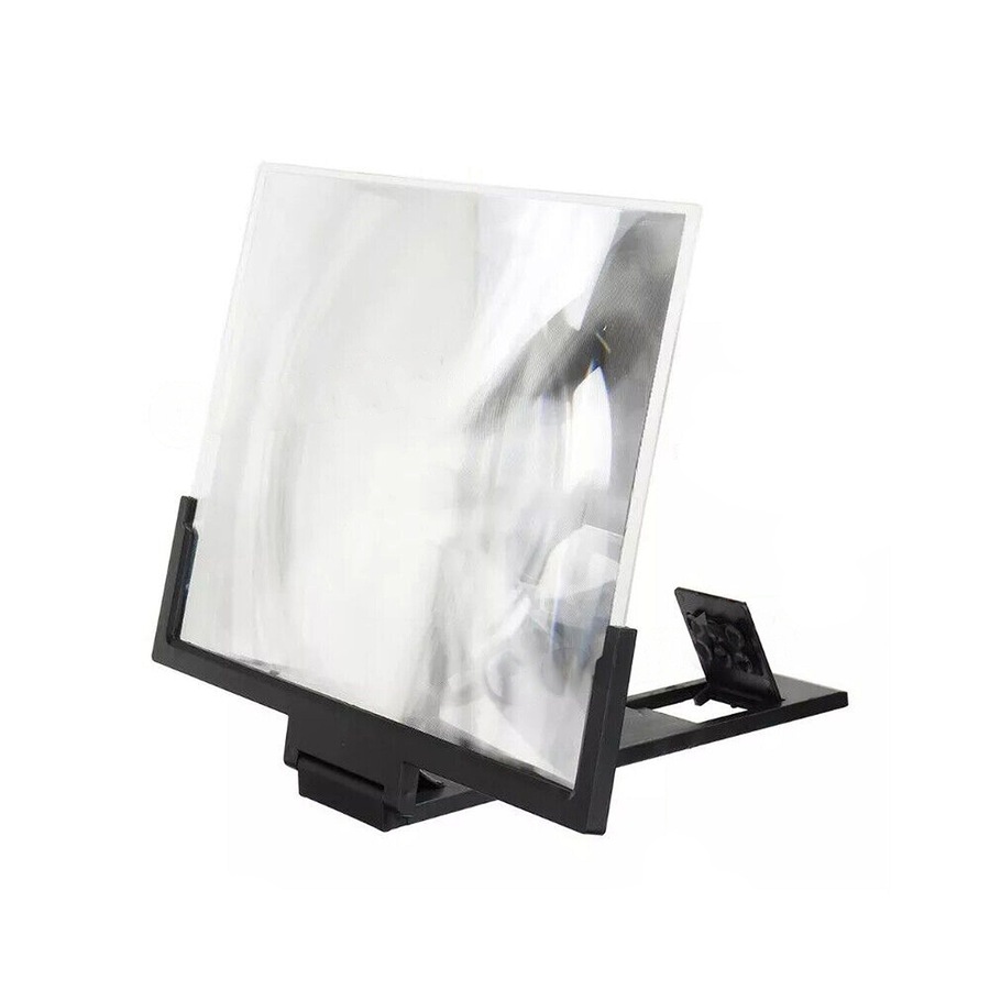 Folding Mobile Phone Screen Magnifier 3D HD Amplifier Stand Bracket Enlarge - 14in