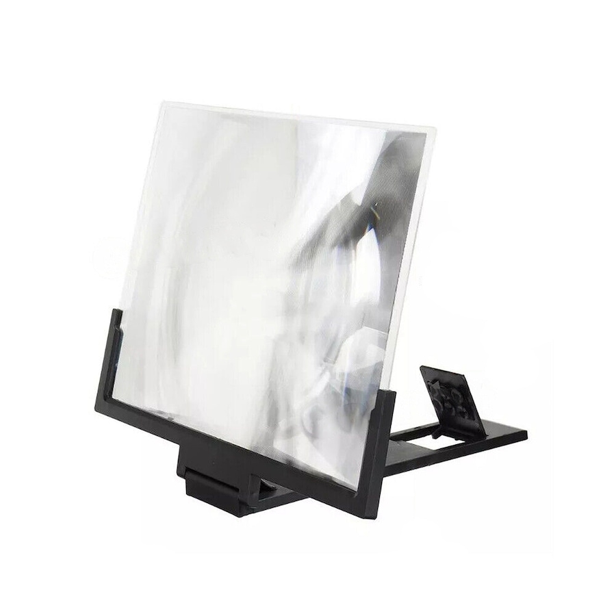 Folding Mobile Phone Screen Magnifier 3D HD Amplifier Stand Bracket Enlarge - 14in