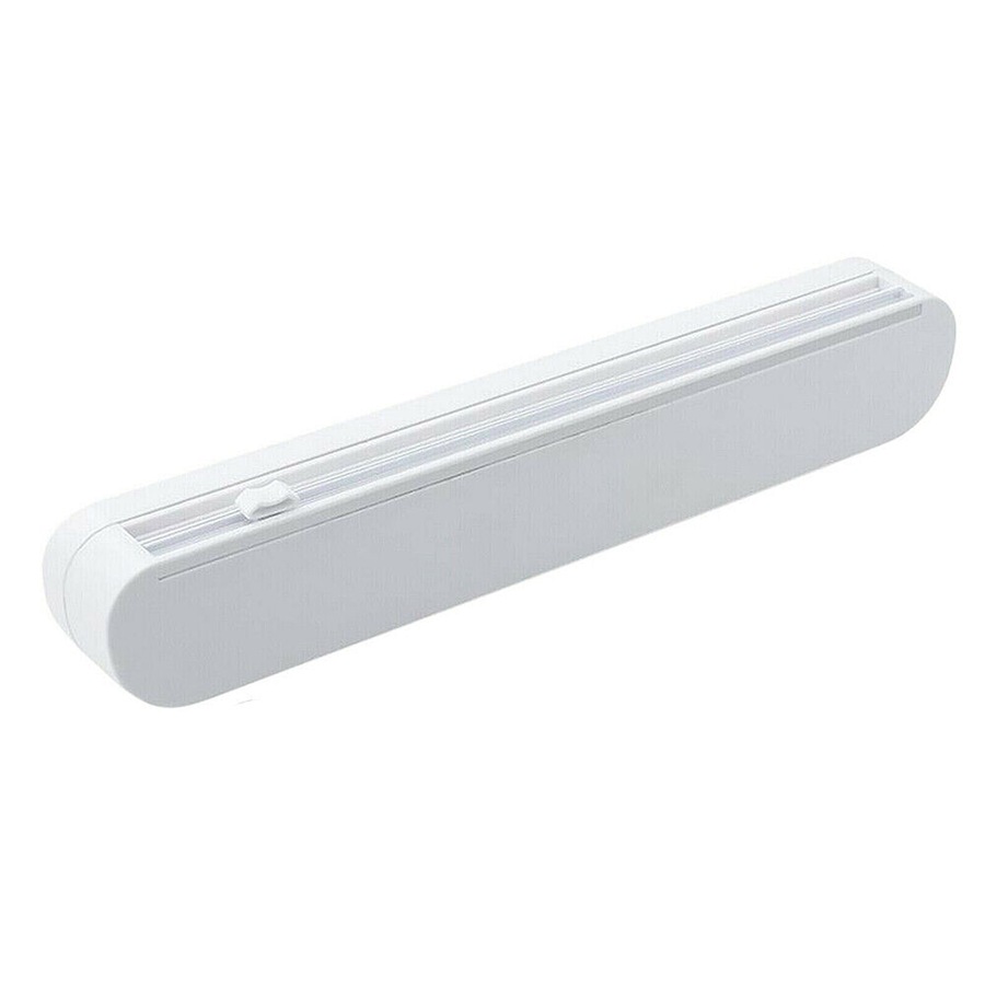 Food Wrap Dispenser Plastic Cutter Foil Cling Film Storage Holder Box Kitchen