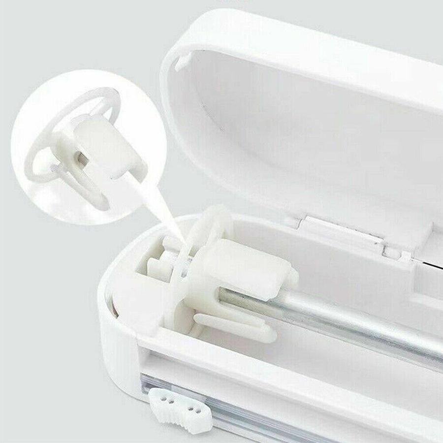 Food Wrap Dispenser Plastic Cutter Foil Cling Film Storage Holder Box Kitchen