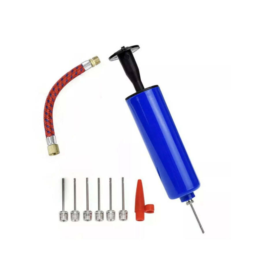 Football Pump Hand Pump With Inflating Needle Adaptor Pump Ball Sports