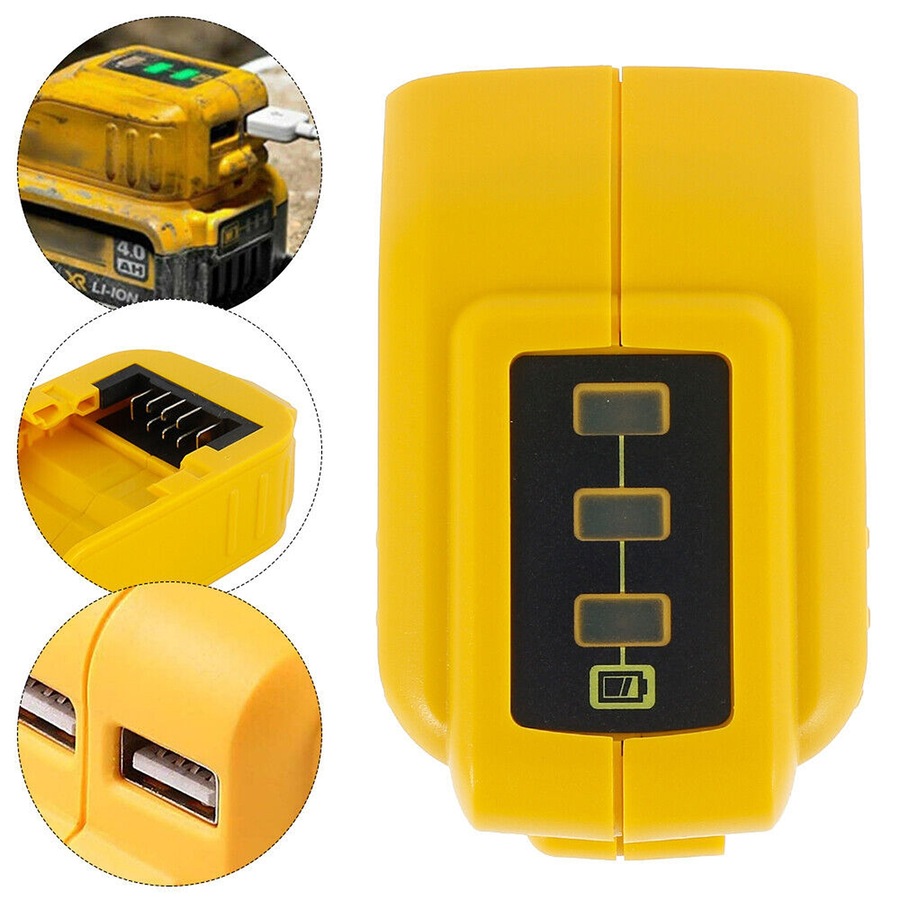 For DEWALT USB Charging Battery Adapter Power Bank Charger DCB090 Mobile phone