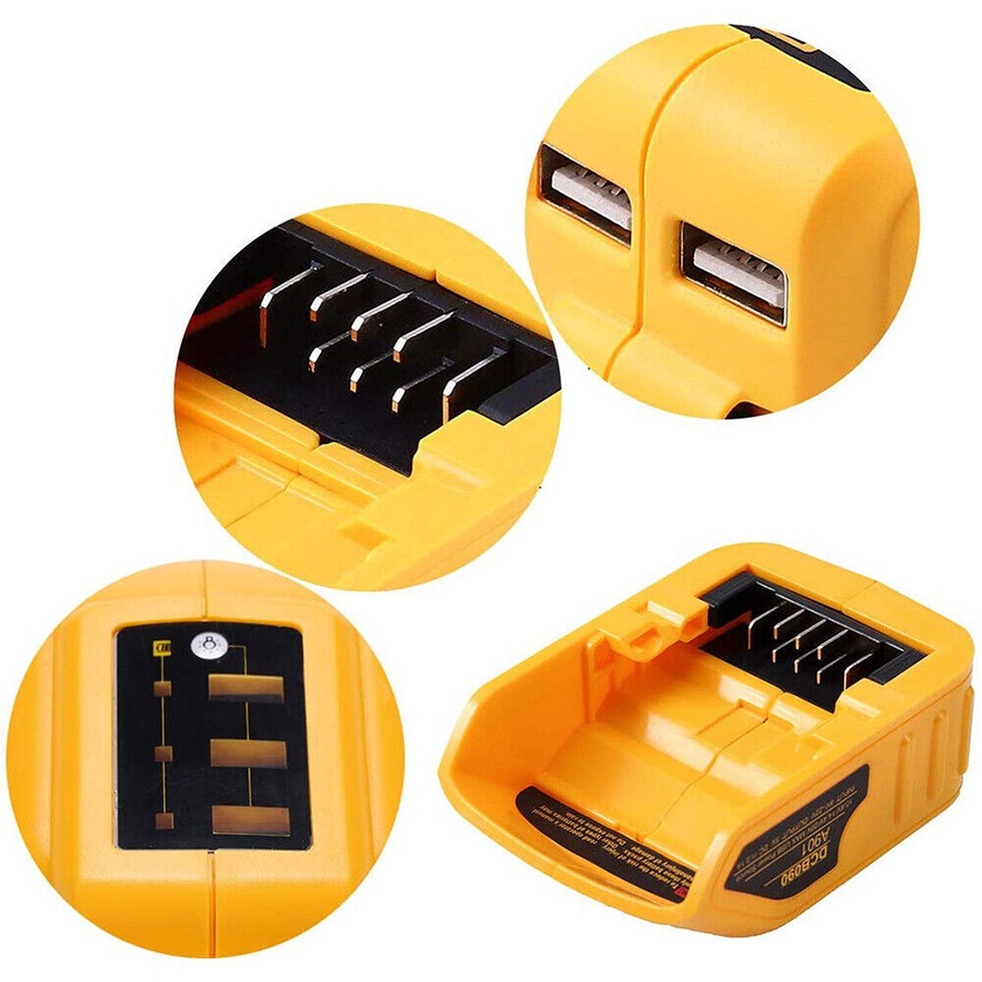 For DEWALT USB Charging Battery Adapter Power Bank Charger DCB090 Mobile phone