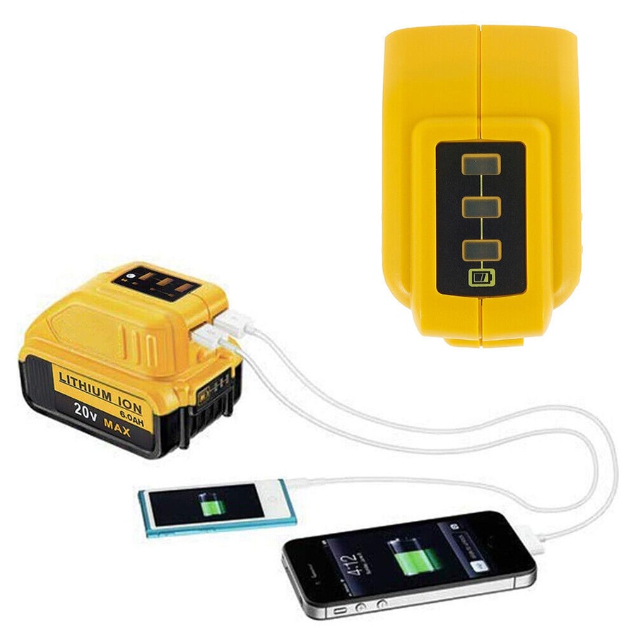 For DEWALT USB Charging Battery Adapter Power Bank Charger DCB090 Mobile phone