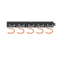 Garden Wall Mounted Tool Hanger Shed Garage Secure Hold Tidy Organizer Rack - 64in
