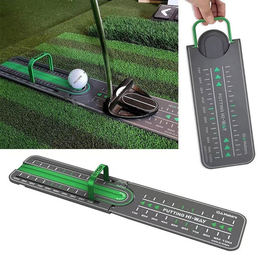 Golf Putting Mat Golf Distance Putting Drill Mat Mini Training Aids Ball Pad