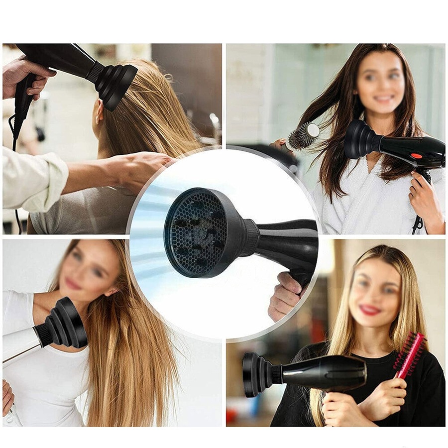 Hair Dryer Diffuser Silicone Universal Travel Professional Salon Foldable