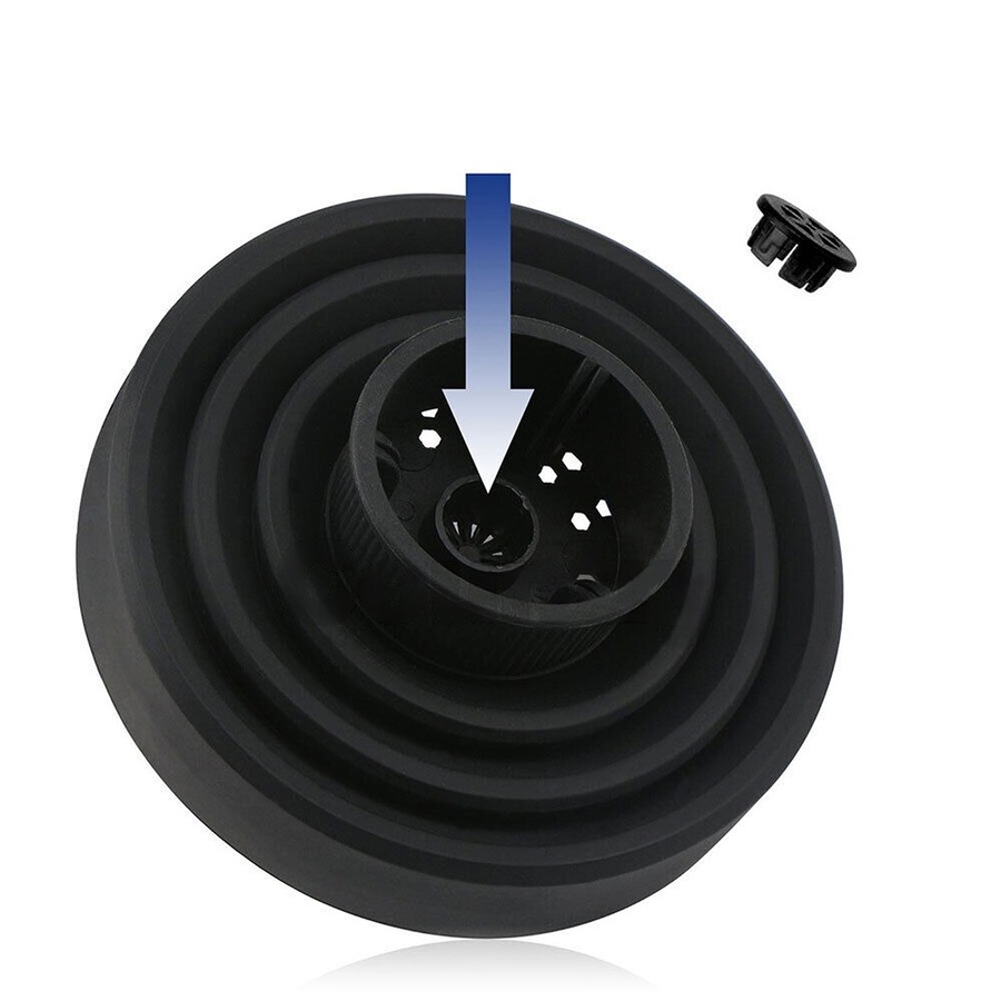 Hair Dryer Diffuser Silicone Universal Travel Professional Salon Foldable
