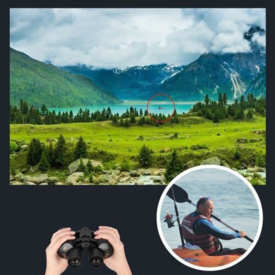 HD Day Night Vision Binoculars Telescope Waterproof With Bag