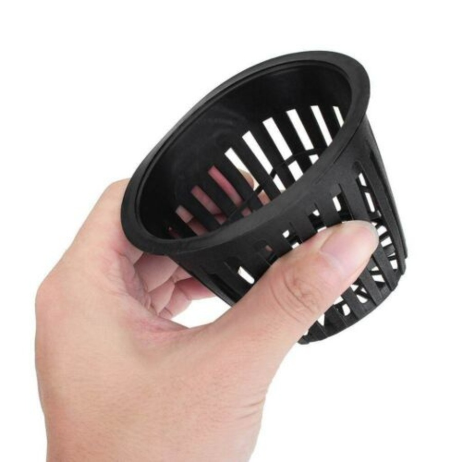 Heavy Duty Hydroponic Mesh Pot Net Cup Basket Hydroponic Plant Grow - 40pcs