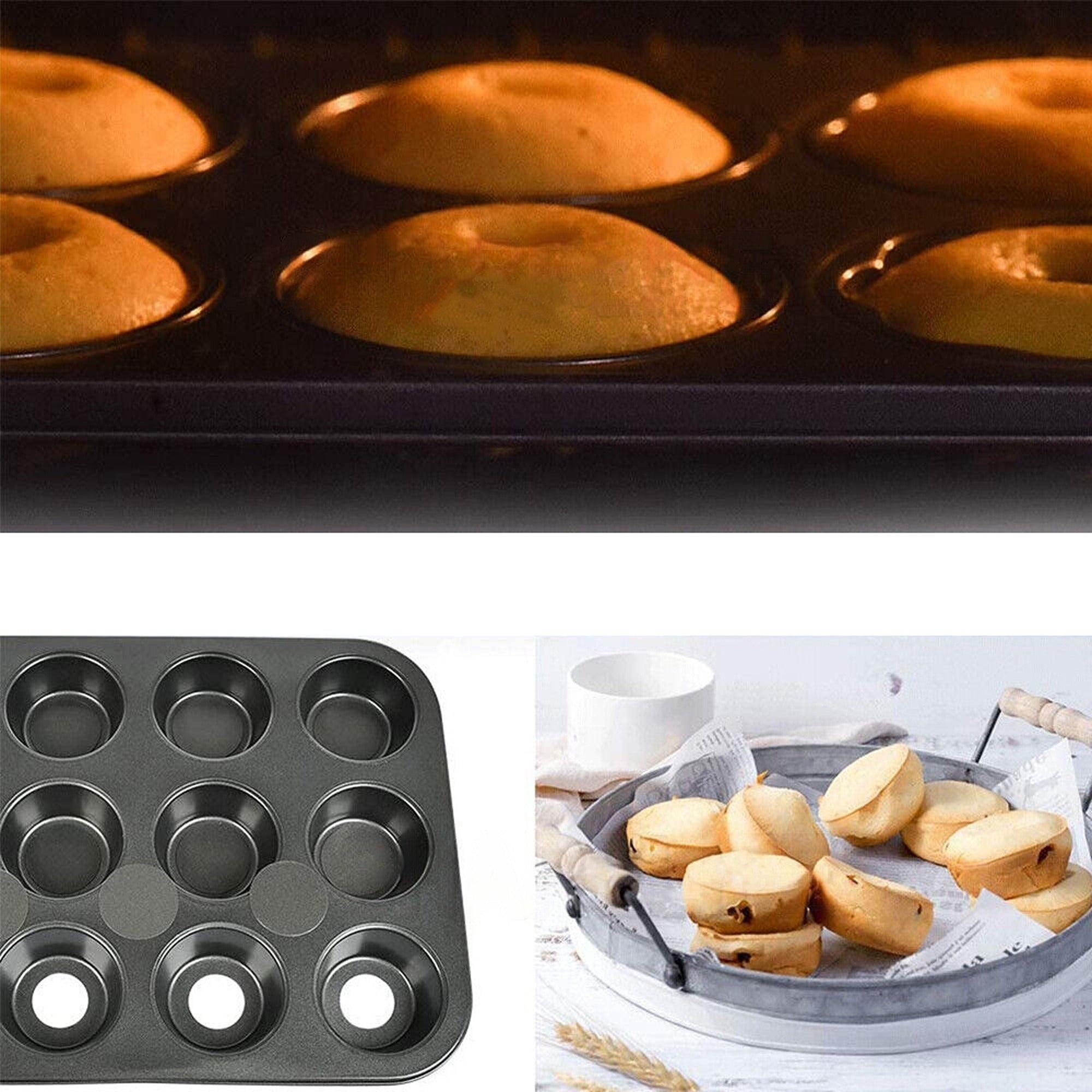 Baking Tins Cheesecake Small Tins 2X 12 Cups Mini Individual