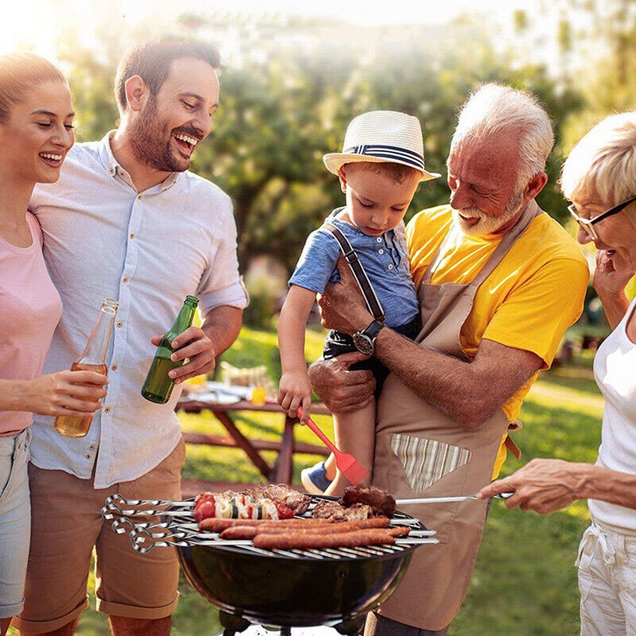 Kabob Skewers Premium Flat Metal BBQ Barbecue Skewer Long Stainless - 14 Pack