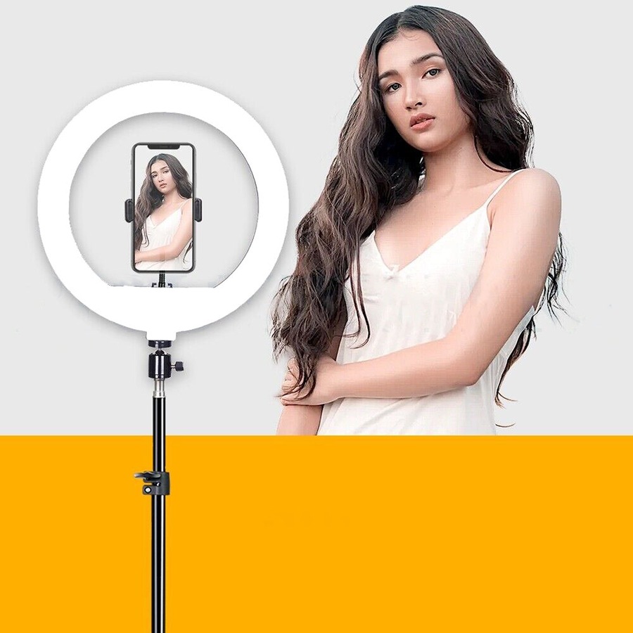 LED Ring Light Dimmable Lighting Phone Selfie Tripod Stand Makeup Live Lamp