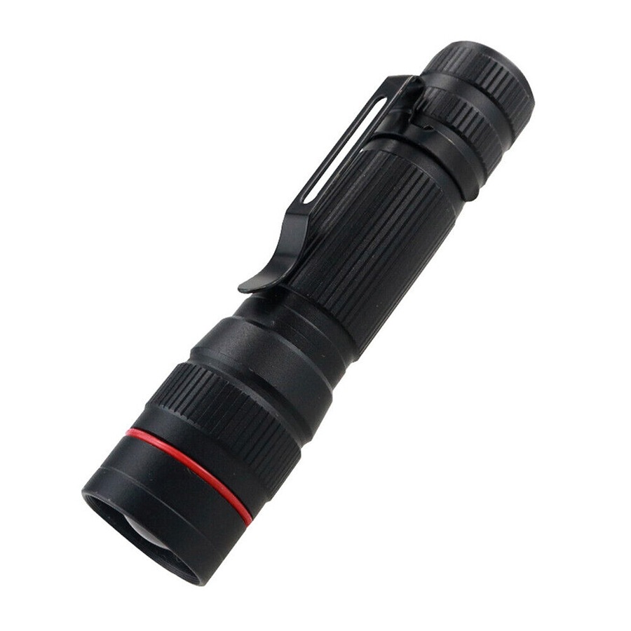 LED Tactical Flashlight USB Rechargeable Super Bright Torch Lamp Light - 2 Packs