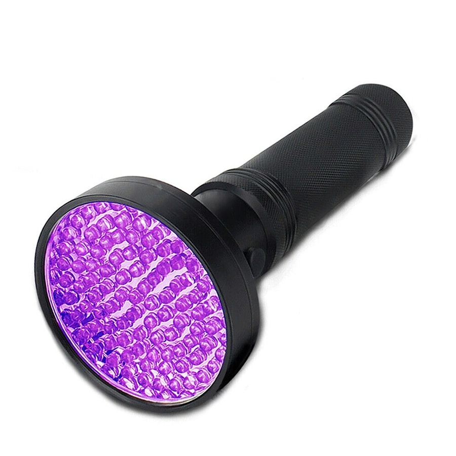 LED UV Flashlight Torch Light Lamp Ultraviolet Blacklight Aluminum Kit - 395nM