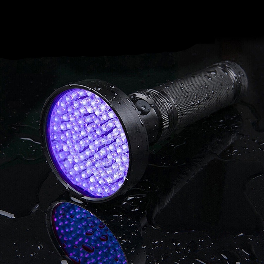 LED UV Flashlight Torch Light Lamp Ultraviolet Blacklight Aluminum Kit - 395nM