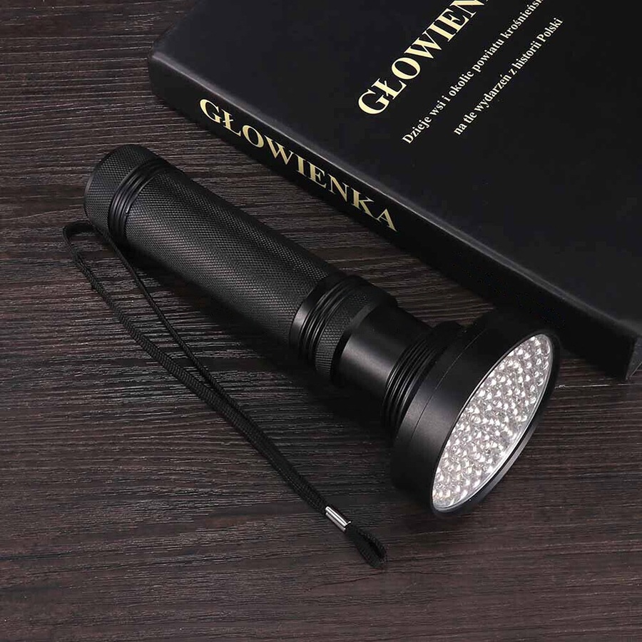 LED UV Flashlight Torch Light Lamp Ultraviolet Blacklight Aluminum Kit - 395nM