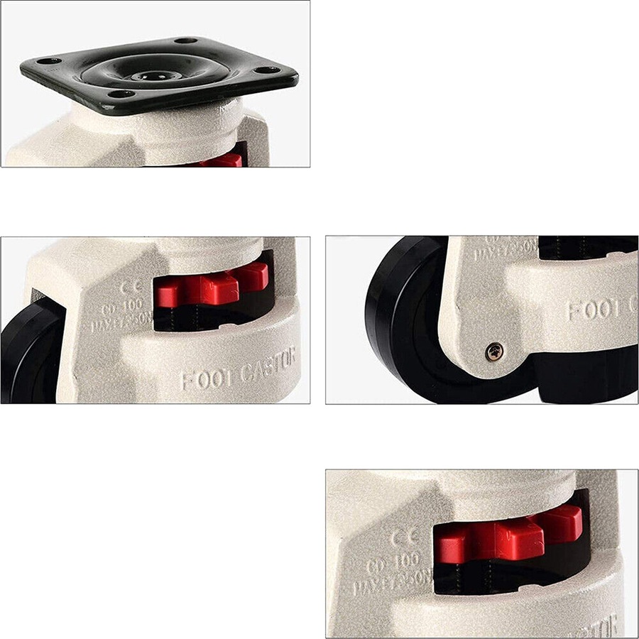 Buy Leveling Casters Swivel Workbench Adjustable Wheel 1400KG ...