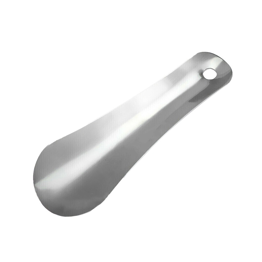 Long Handle Shoe Horn Professional Metal Stainless Steel Lifter Tool - Straight 16cm