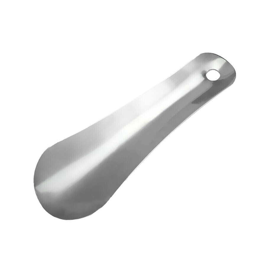 Long Handle Shoe Horn Professional Metal Stainless Steel Lifter Tool - Straight 16cm