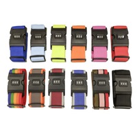 Luggage Strap Code Password Travel Suitcase Secure Lock Safe Nylon Packing Belt