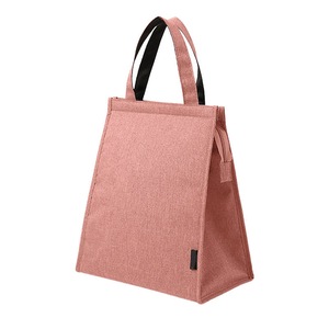 Lunch Bag Thermal Insulated Box Bento Pouch Food Tote Office Work School Picnic - Pink