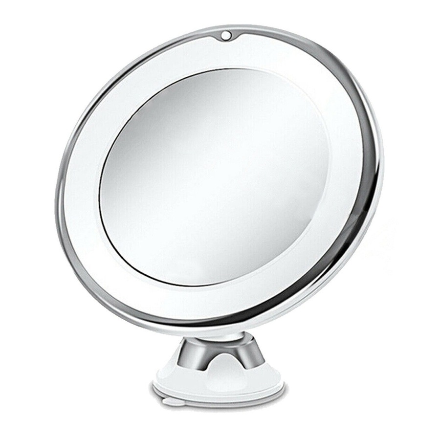 Magnifying Makeup Cosmetic Beauty Bathroom Mirror with LED Light 360 Degree Spin