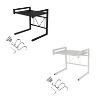 Microwave Shelf Kitchen Organiser Oven Rack Storage Metal Cabinet Shelving