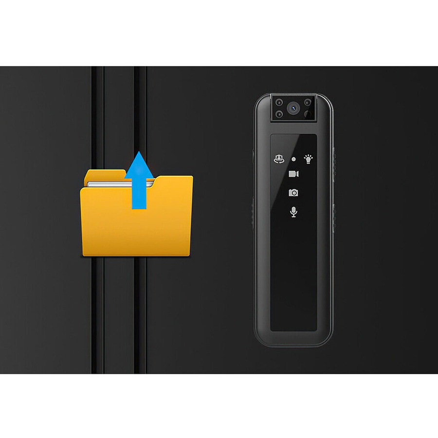 Mini Clip Camera Video Audio Recorder HD Infrared Night Vision 180 Degree Rotate - 1080P